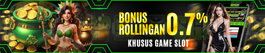 BONUS ROLLINGAN SLOT 0,7% SGP777